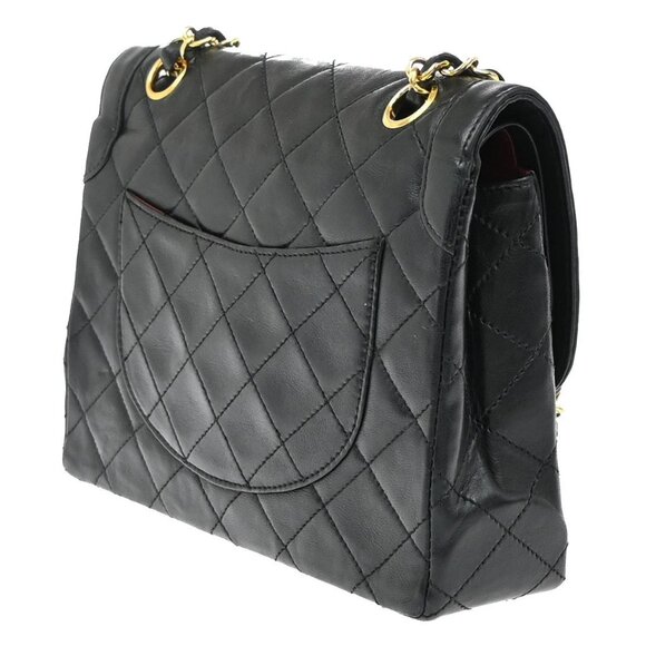 CHANEL PARIS CC Logo Matelasse Chain Mini Shoulder Bag Leather Black 330RF613 - Picture 4 of 16